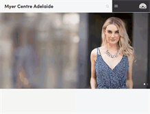 Tablet Screenshot of myercentreadelaideshopping.com.au